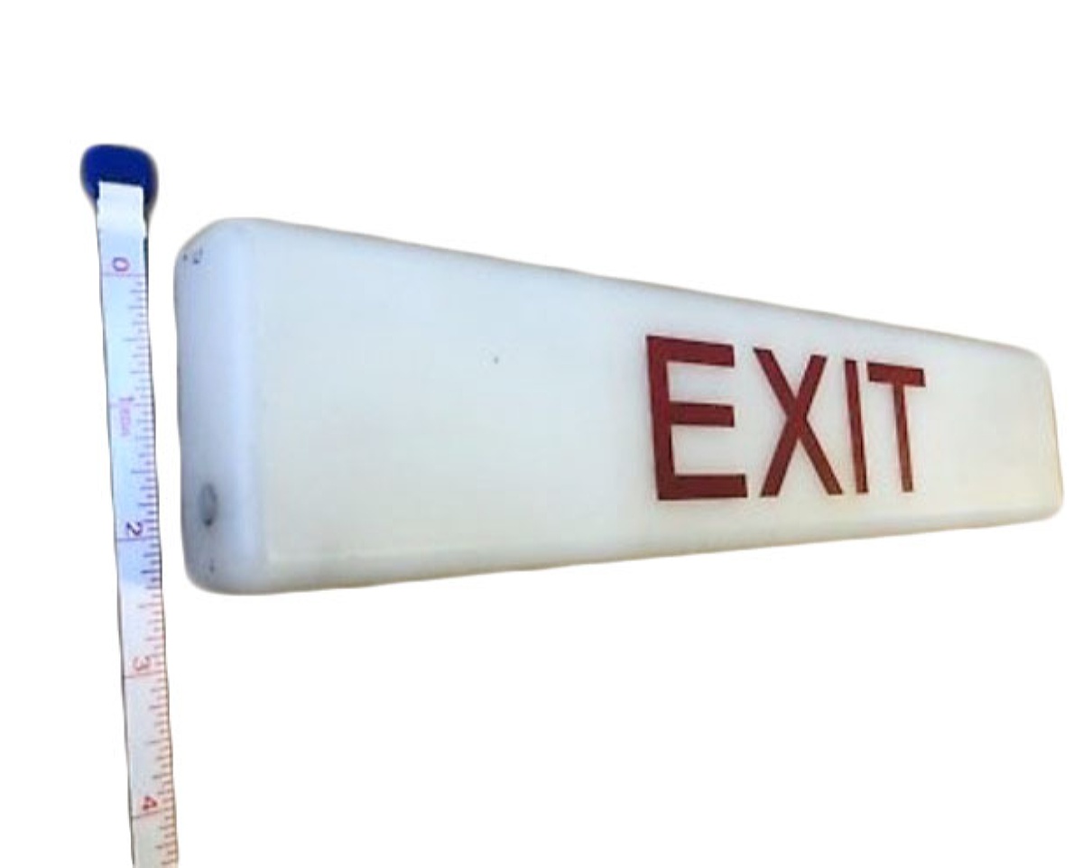 Exit Sign Hight Measure